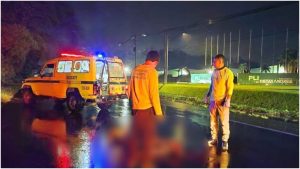 A la hora del percance caía una fuerte tormenta. Foto / Cortesía Comandos