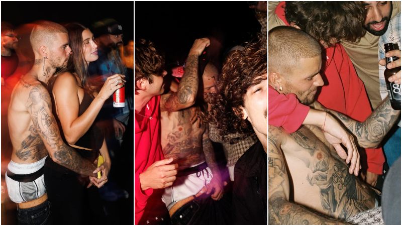 Justin Bieber no se ocultó de los ojos públicos.