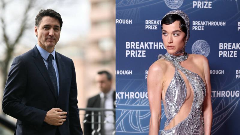Katy Perry y Justin Trudeau