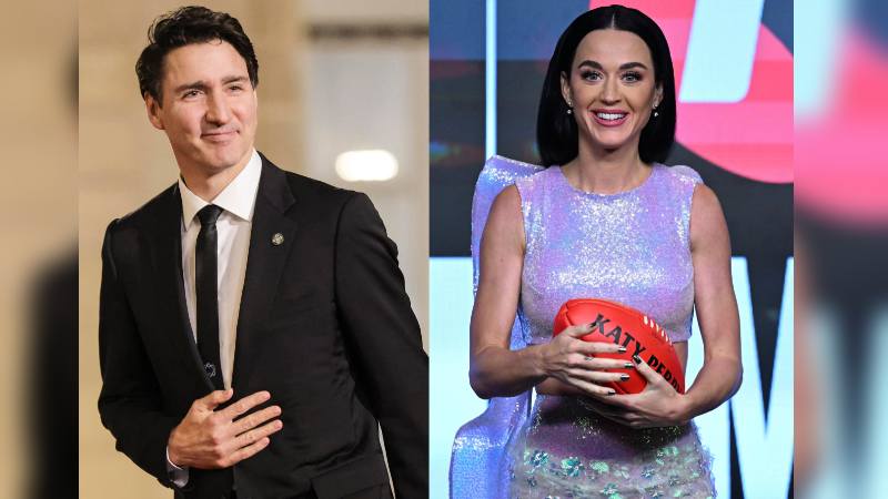 Katy Perry y Justin Trudeau  / 
