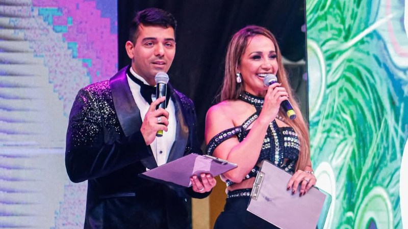 Kerim Handal y Elena Villatoro