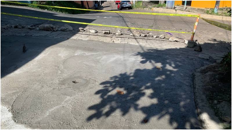 Así quedó la vía tras las reparaciones. Foto / Cortesía