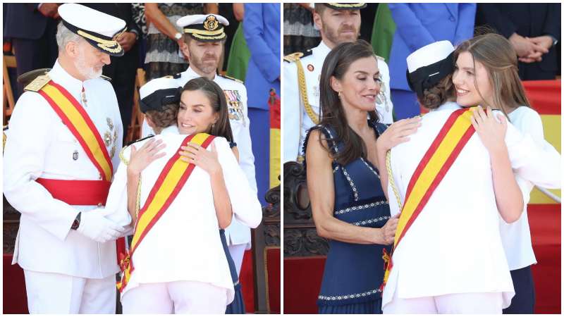 rey Felipe- princesa Leonor-Espana- reina Letizia - infanta Sofía