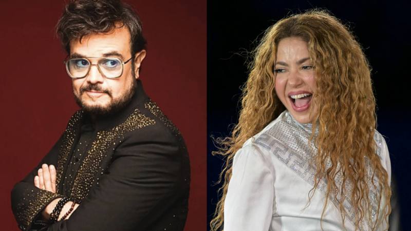 Shakira y Aleks Syntek