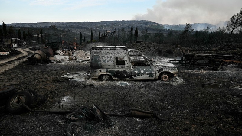 Incendio forestal Francia