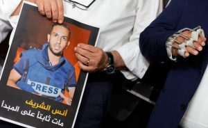 periodistas palestinos