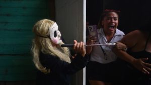 Imágenes de Terror Cifco desarrollado en Fenadesal del 1 al 6 de agosto de 2025. Personajes de miedo, terror