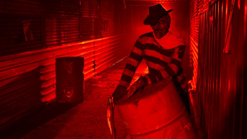 Imágenes de Terror Cifco desarrollado en Fenadesal del 1 al 6 de agosto de 2025. Personajes de miedo, terror