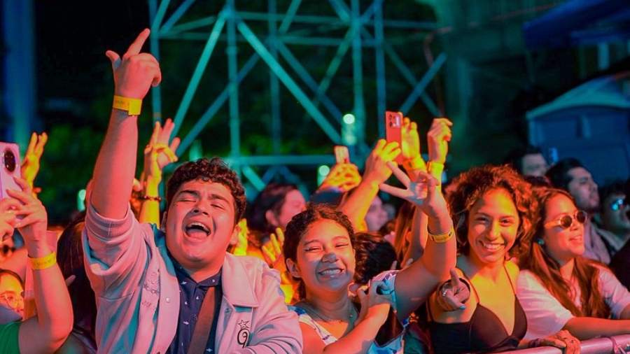 Festival Latino en el centro historico de San Salvador