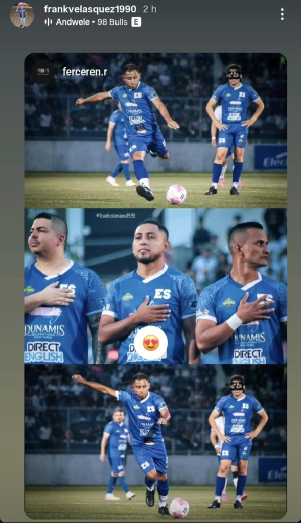 Frank Velasquez partido influencers ESA Honduras 01