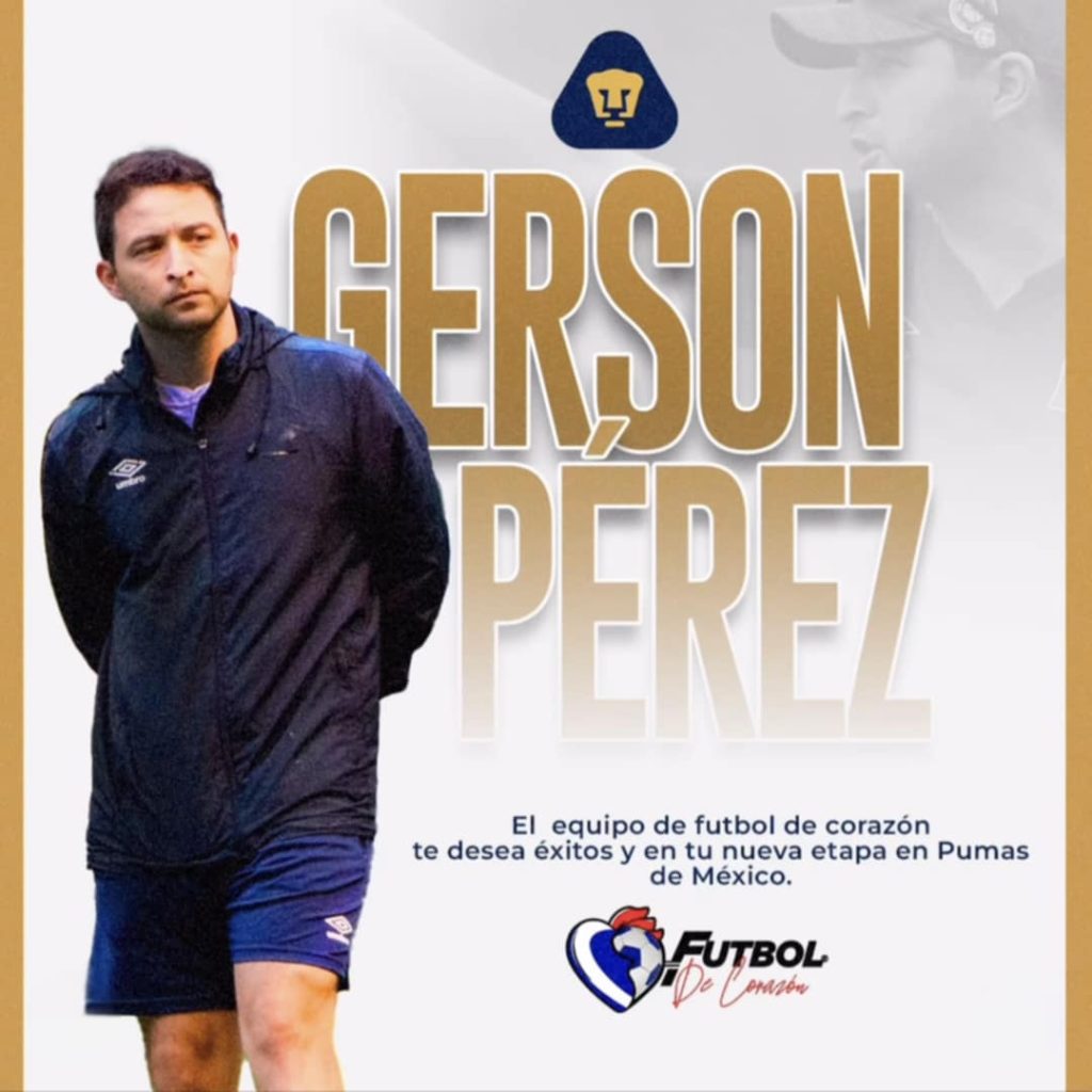 Gerson Perez tecnico Pumas UNAM 01