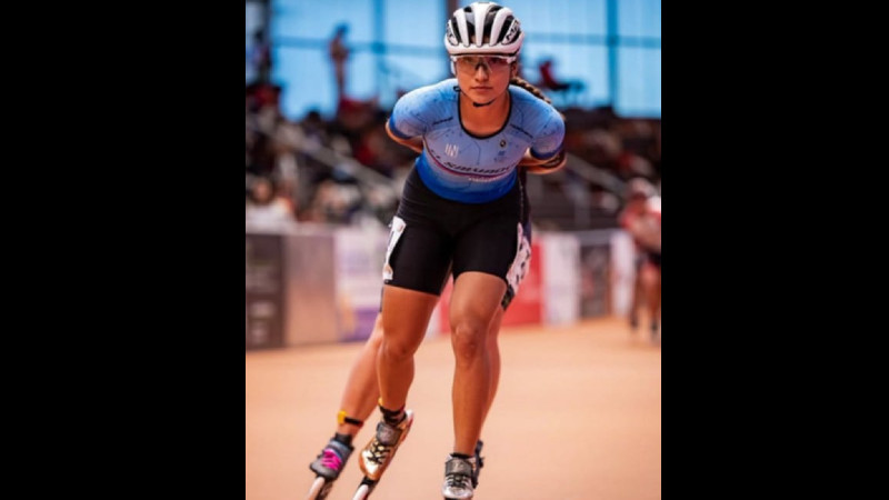 Ivonne Nochez patinaje oro Juegos Mundiales