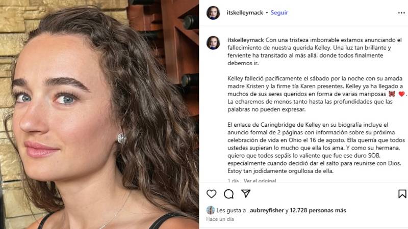 Actriz Kelley Mack fallece a los 33