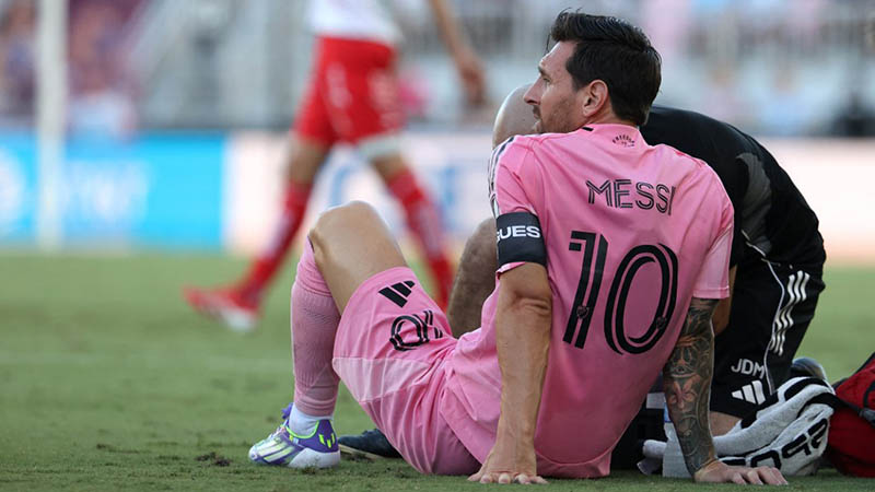 Lionel Messi Lesion Inter Miami