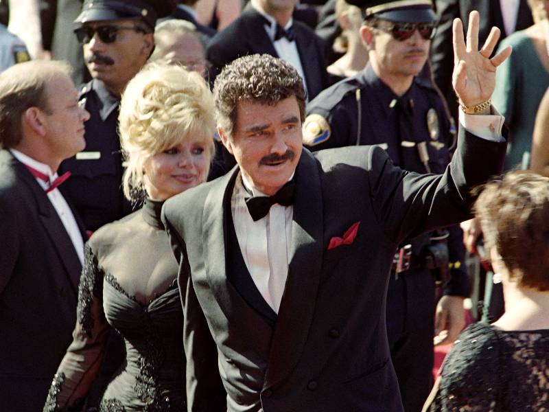 Loni Anderson y Burt Reynolds