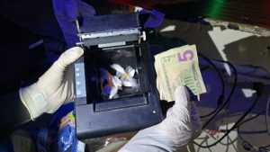 Porciones de cocaína incautadas. Foto: FGR