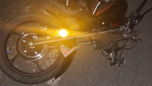 Se han registrado un total de 2,155 accidentes de tránsito por motocicletas. Foto EDH / Cortesía Cruz Verde.