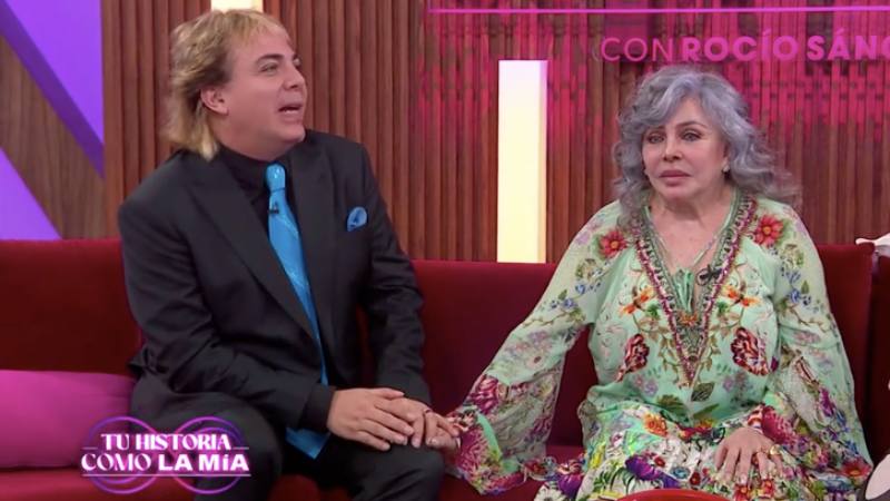 Cristian Castro y su mamá, Verónica