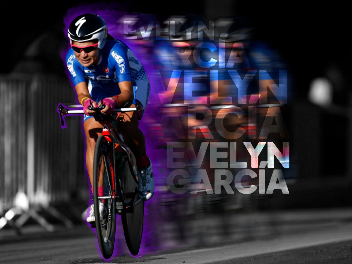 evelyn garcia ciclismo ciclista anuncia retiro ilustracion