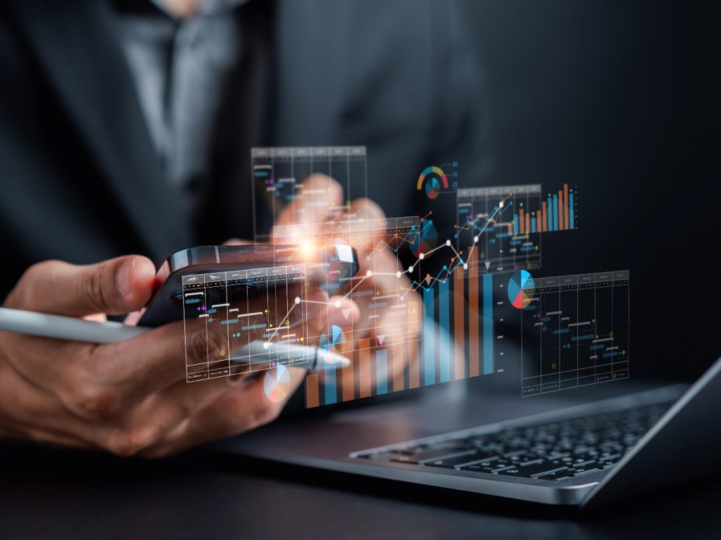 Imagen donde muestran estadísticas referentes a la bolsa de valores.