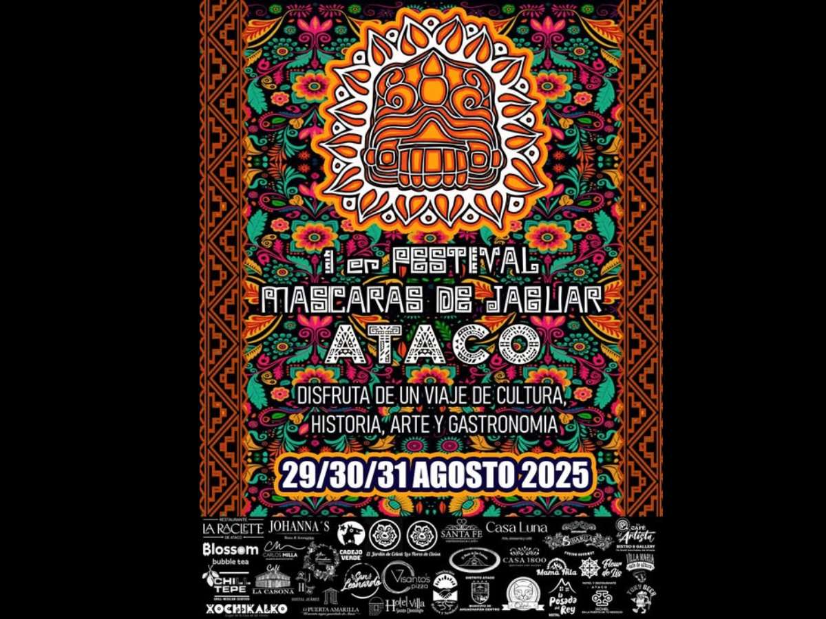 Invitacion al primer festival de mascaras del jaguar
