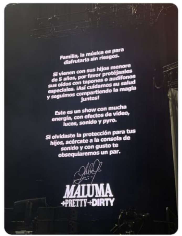 maluma concierto en El Salvador