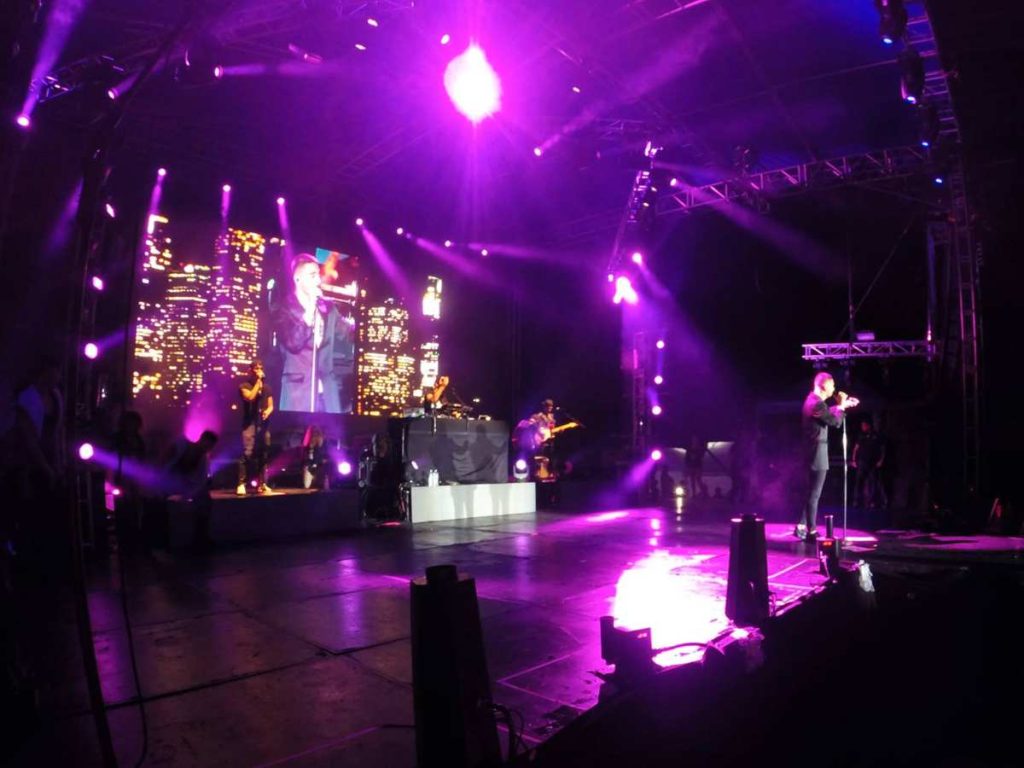 maluma concierto en El Salvador