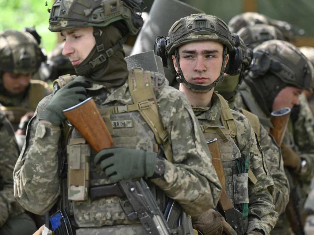Soldados ucranianos