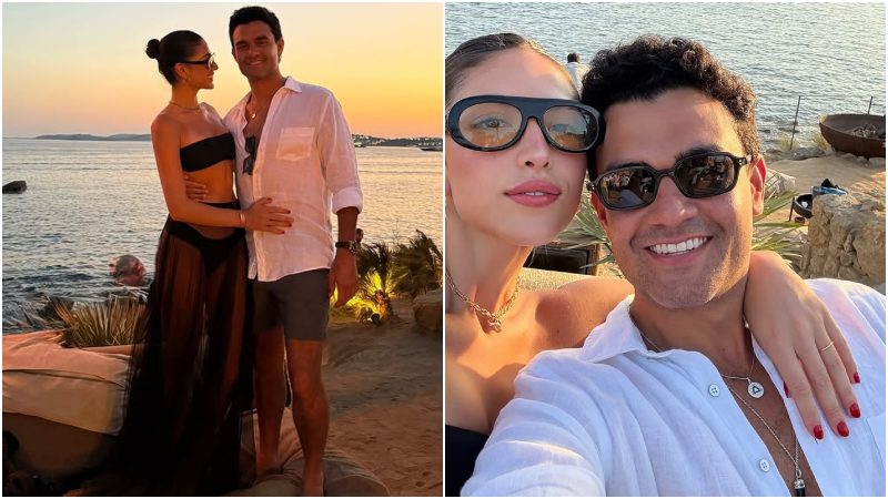 Isabella y Alejandro lucen muy enamorados juntos.