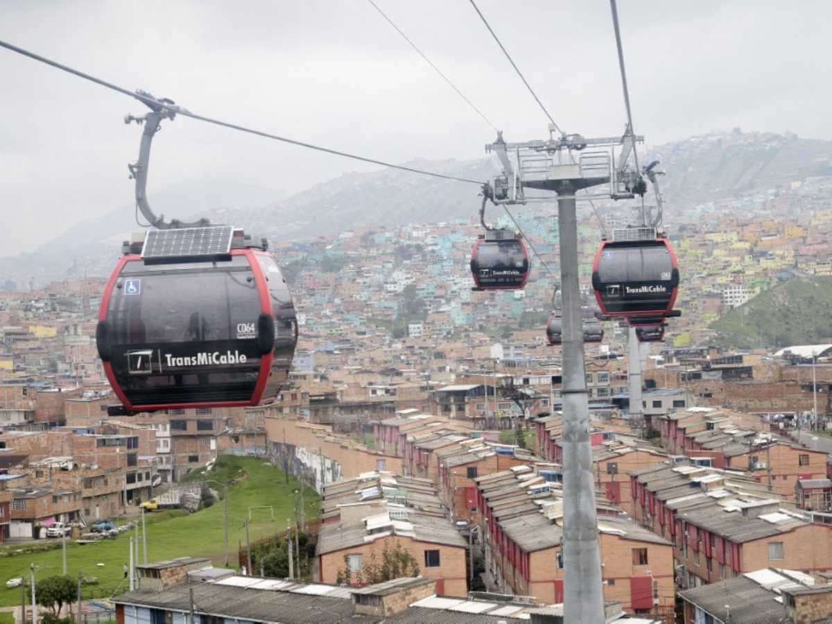 metrocable en Bogota, Colombia