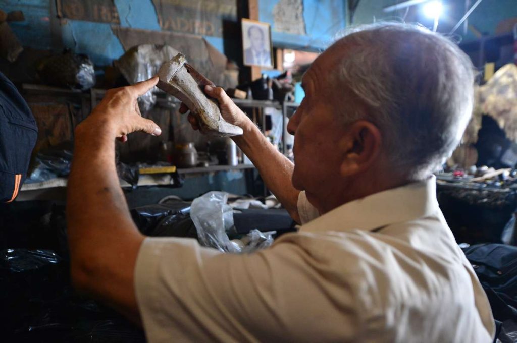 Ricardo Rivas, zapatero Centro Historico
