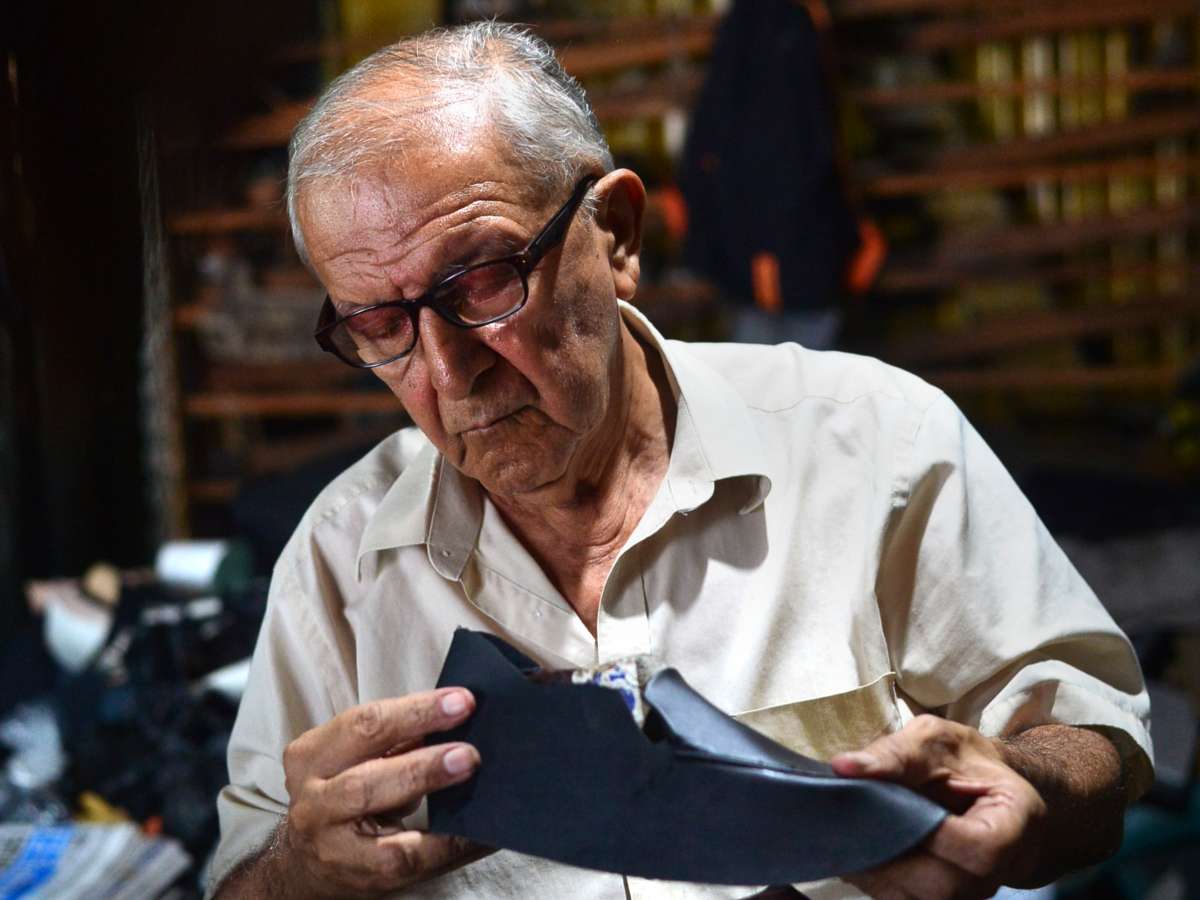 Ricardo Rivas, zapatero Centro Historico