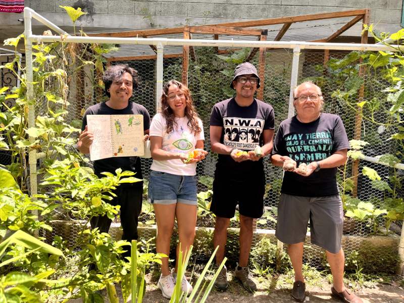integrantes del colectivo micelio suburbano