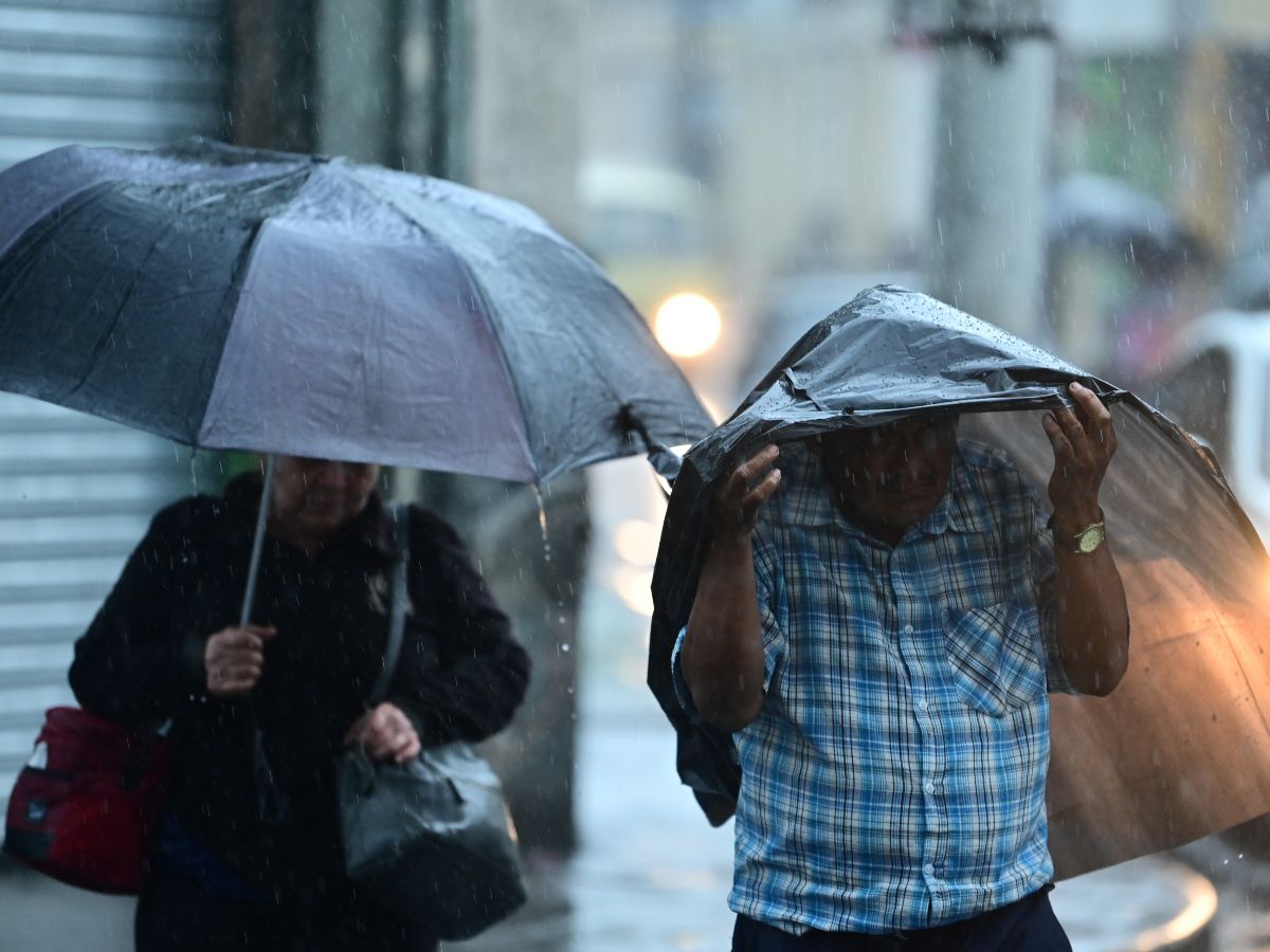 Lluvias en el oriente del país