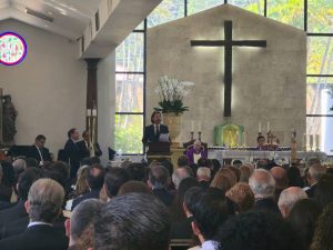 misa en honor al legado de Ricardo Poma