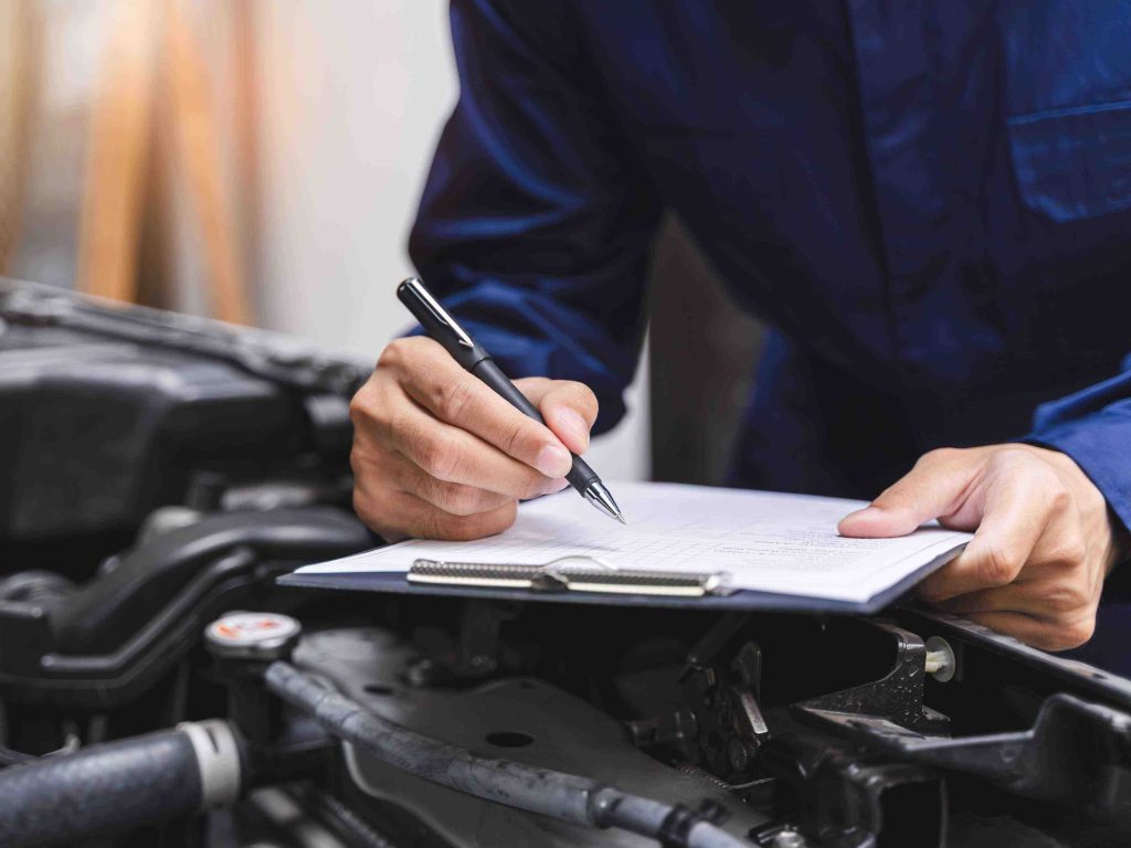 Revisión a vehículo