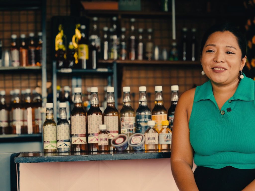 Lissette Henríquez, productora de chaparro