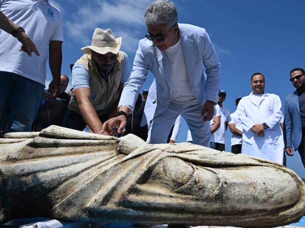 Descubrimiento de restos de ciudad sumergida en Egipto