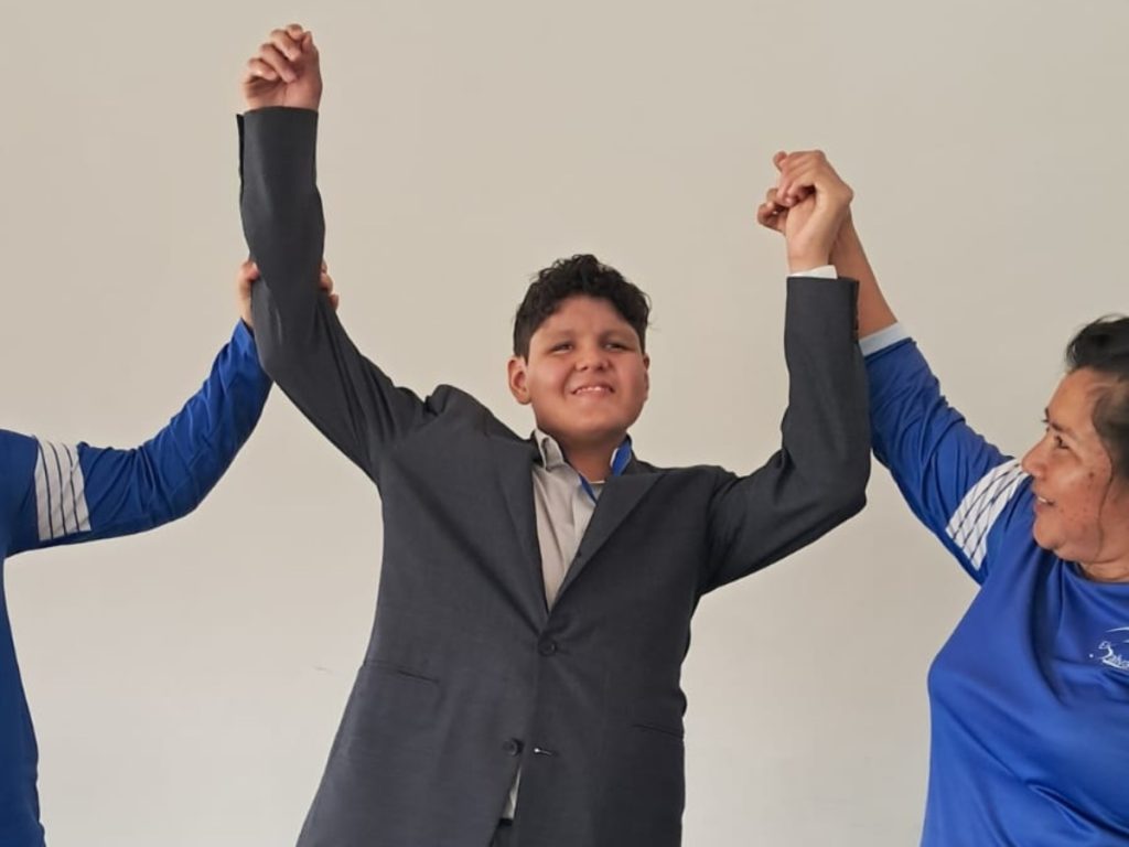 Kevin atleta de Olimpíadas Especiales