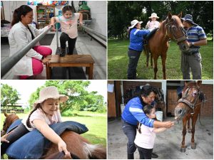 Equinoterapia en El Salvador, bienestar emocional gracias al contacto con caballos
