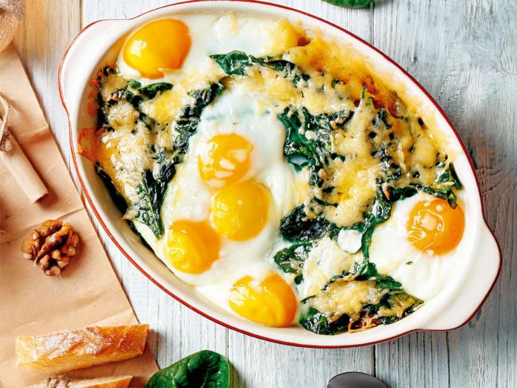 Huevos-con-espinaca-cena