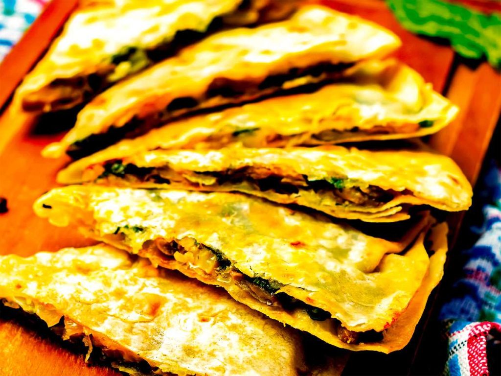 cena facil quesadilla de pollo