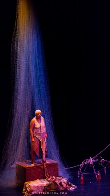 Rosario Ríos en «A tragos lentos». Foto René Figueroa / cortesía