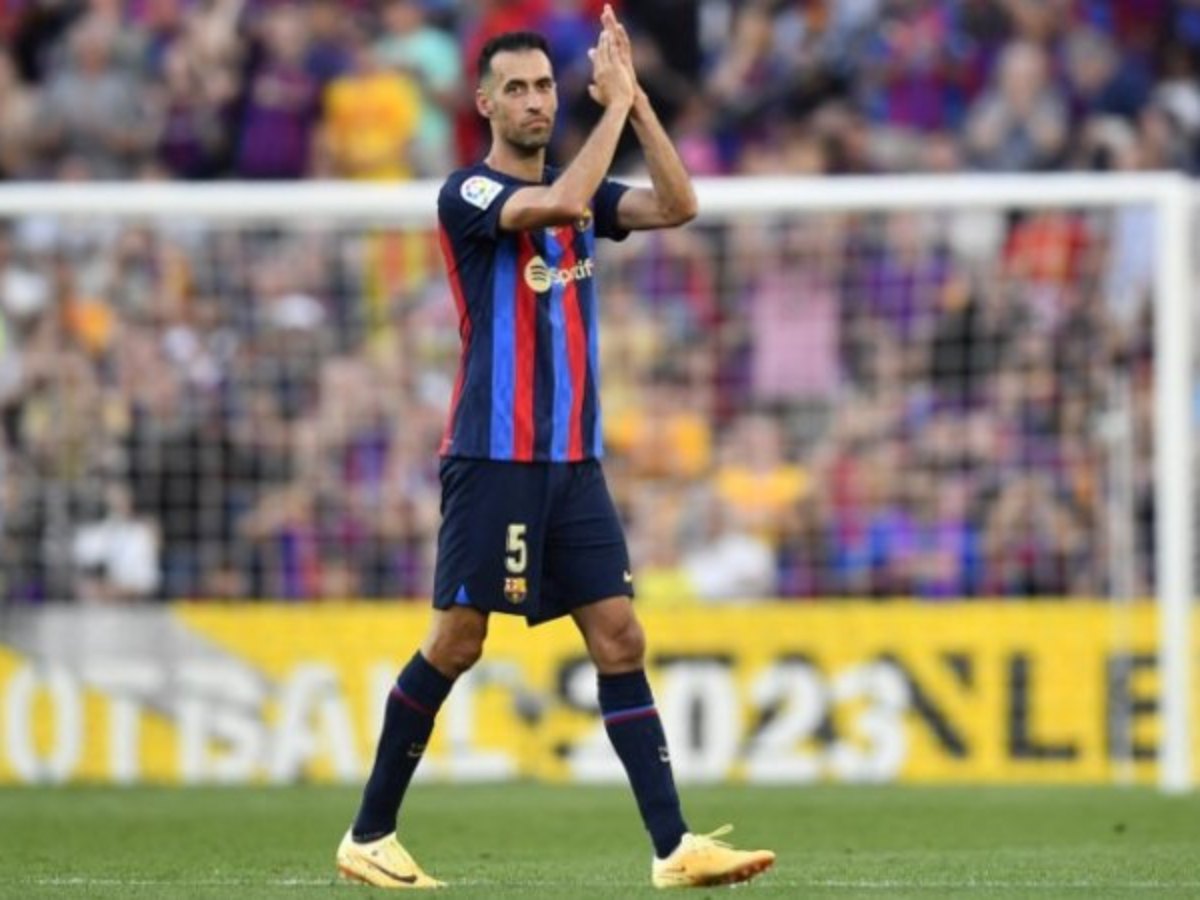 Sergio Busquets dejó el Barcelona después de una década y ahora será parte del Inter Miami de la MLS. Foto: AFP
