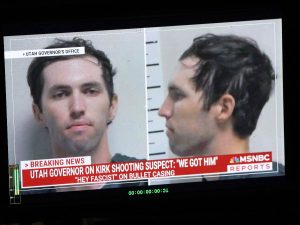 Tyler Robinson detenido como sospechoso de la muerte de Charlie Kirk