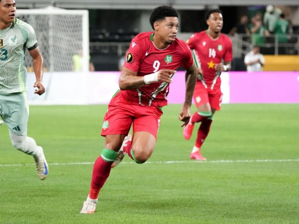 Richonell Margaret jugador de Surinam. Foto / IG Richonell Margaret 