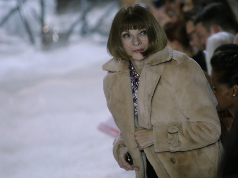 Anna Wintour en Nueva York, invierno de 2018. / Foto Archivo