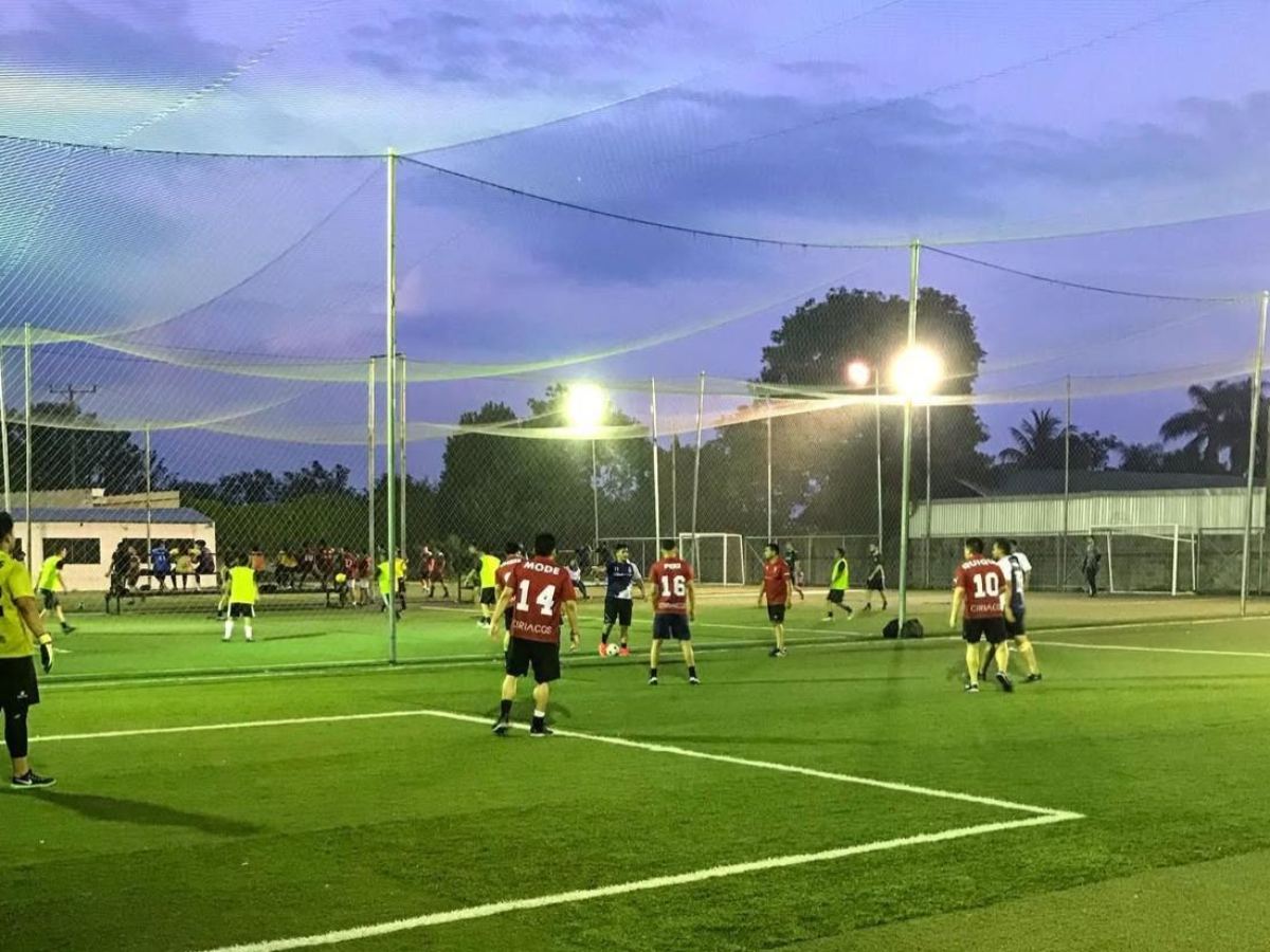 Cancha de fútbol rápido de MultiSoccer. Foto IG Multisoccer