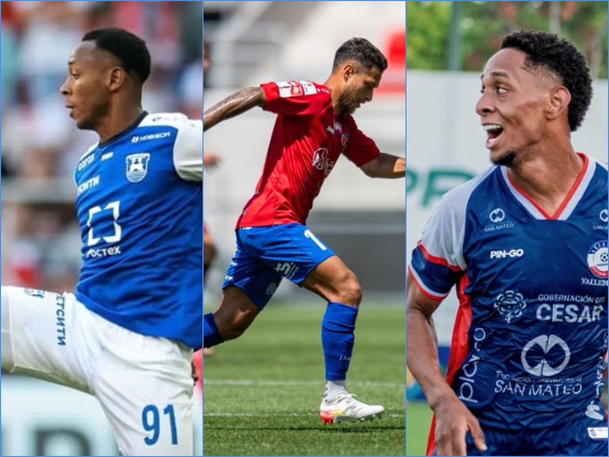 Brayan Gil (izq.), Joshua Pérez (cent.) y Mayer Gil. Foto elsalvador.com