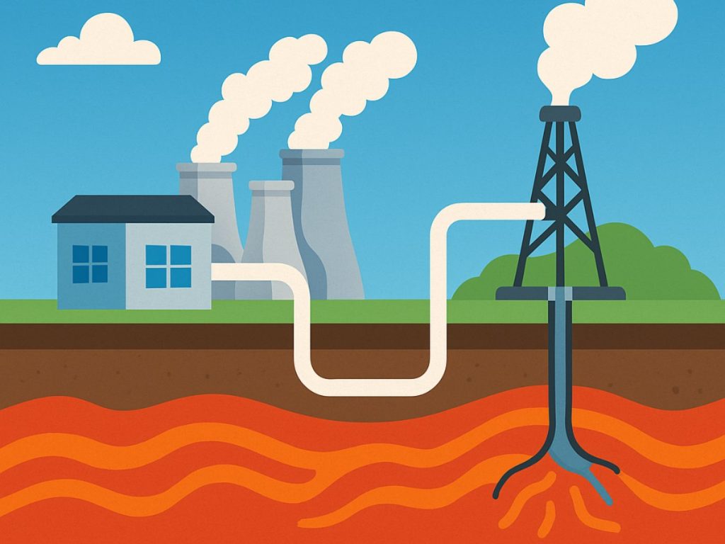 La energía geotérmica aprovecha el calor interno de la Tierra para generar electricidad de forma continua